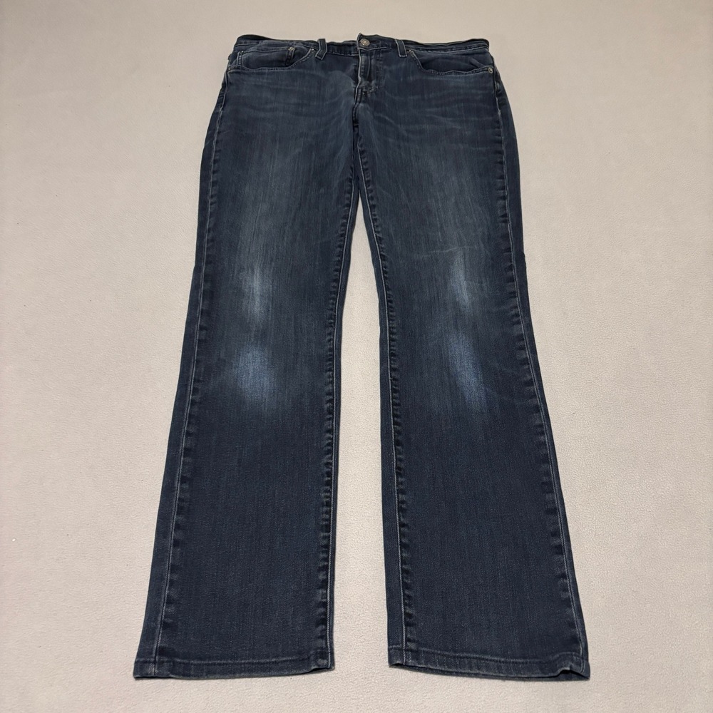 Levis Premium 511 Mens Slim Fit Jeans 34x34 Dark Wash Indigo Stretch Classic